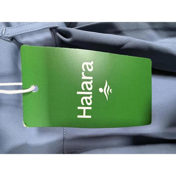 NWT Halara High Waisted Belted Pocket Wide Leg Work Pants Deep Sea Gray Blue XL - Picture 6 of 13